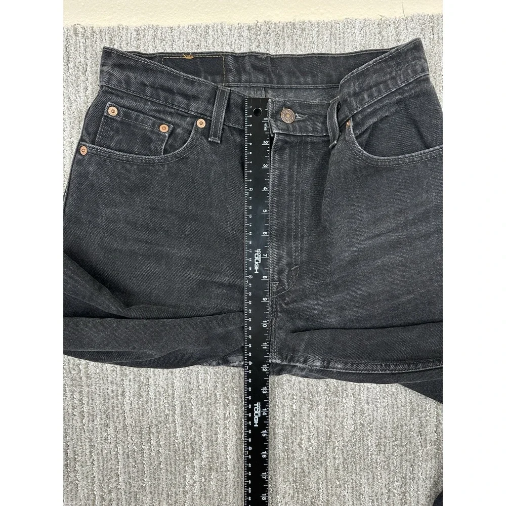 vintage levis 550 faded black relaxed baggy fit jeans size 12 L 30x32 WOMENS